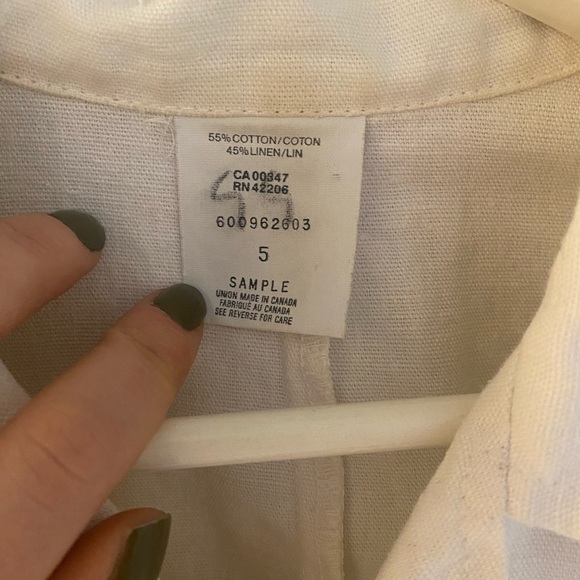 Vintage linen blend romper - Picture 10 of 10